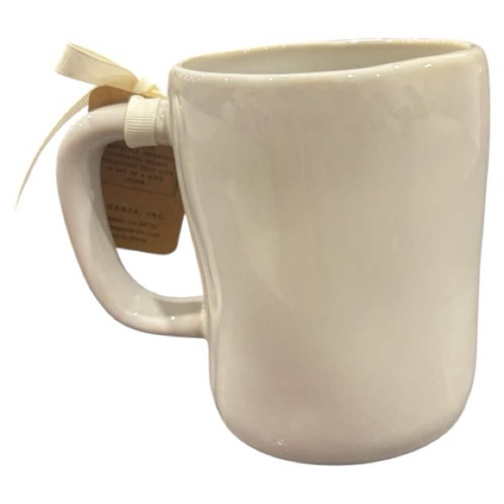 Rae Dunn White Blessed' Floral Mug - Picture 2 of 4